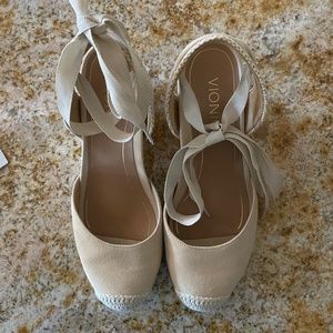 Vionic Maris Women's Espadrille Ivory Size 7M